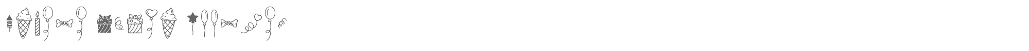 Habede Habede Extra Doodles Font by 7NTypes.otf font preview